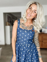 FLOER|LATZKLEID|Jeansdots