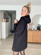 URBAN|HOODIEKLEID|schwarz