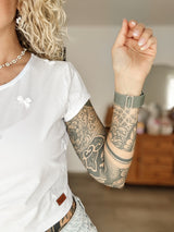 SUE|SHIRT|Schleife|weiß