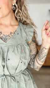 MASCHA | STRANDKLEID|OLIVE