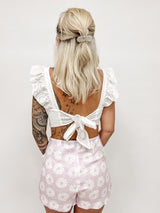 SKORTY | LEINEN|Rosa