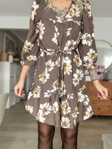 MASCHA | KLEID| BRAUNFLOWER