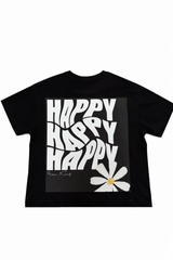SHIRT|BIO|HAPPYblack