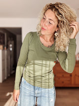 FIONA | SLEEVE | OLIVE