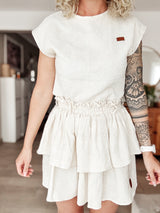 VOLLA| ROCK|MUSSELINBEIGE