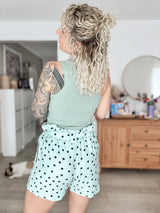 PUCKBAG|SHORTS|MINTDOTS
