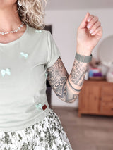 SUE|SHIRT|Schleife|mint