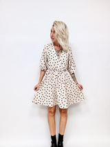 KYLAPLUS| KLEID| DOTSBEIGE