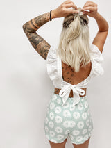 SKORTY | LEINEN|mint