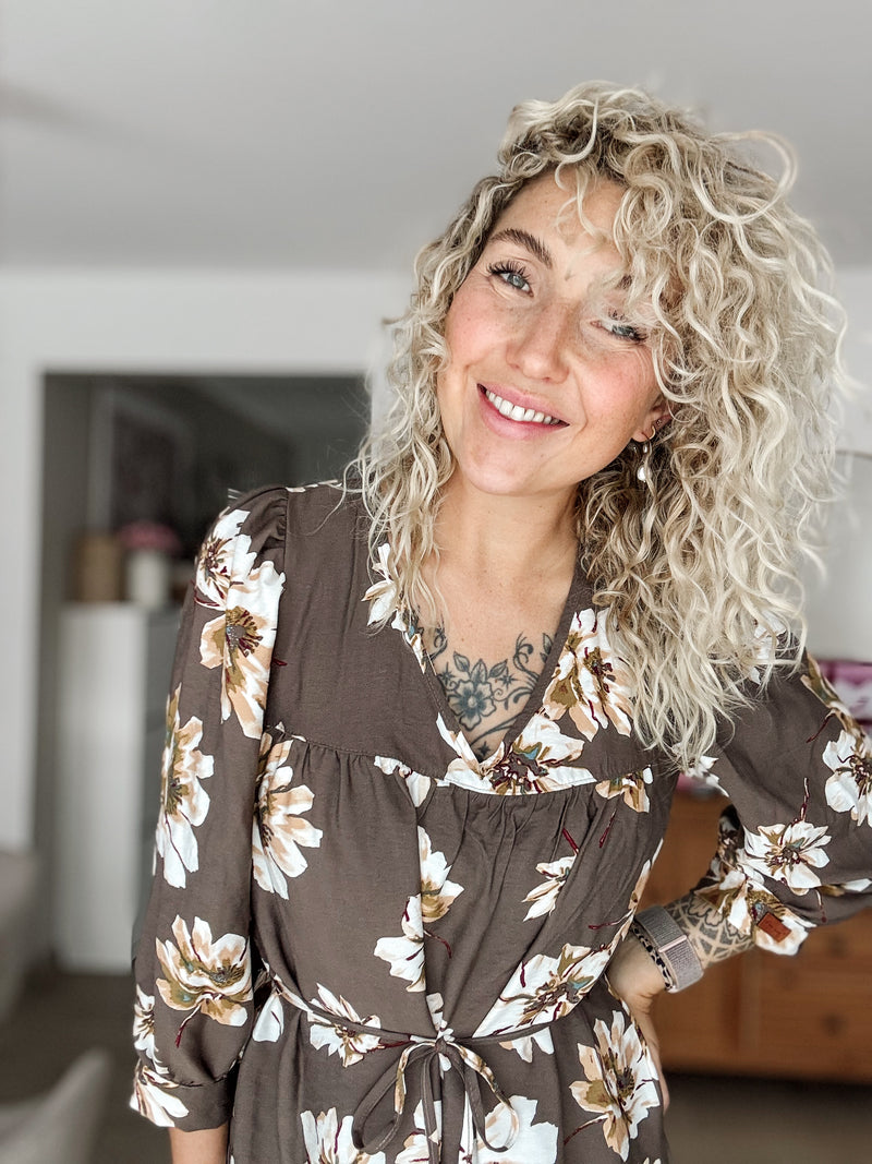 MASCHA | KLEID| BRAUNFLOWER