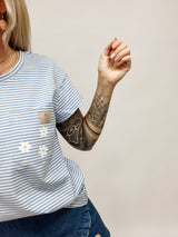 HERMINE| SHIRT|STRIPES|BLAU
