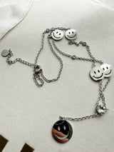 SMILEY| ZIRKONKETTE|SILBER