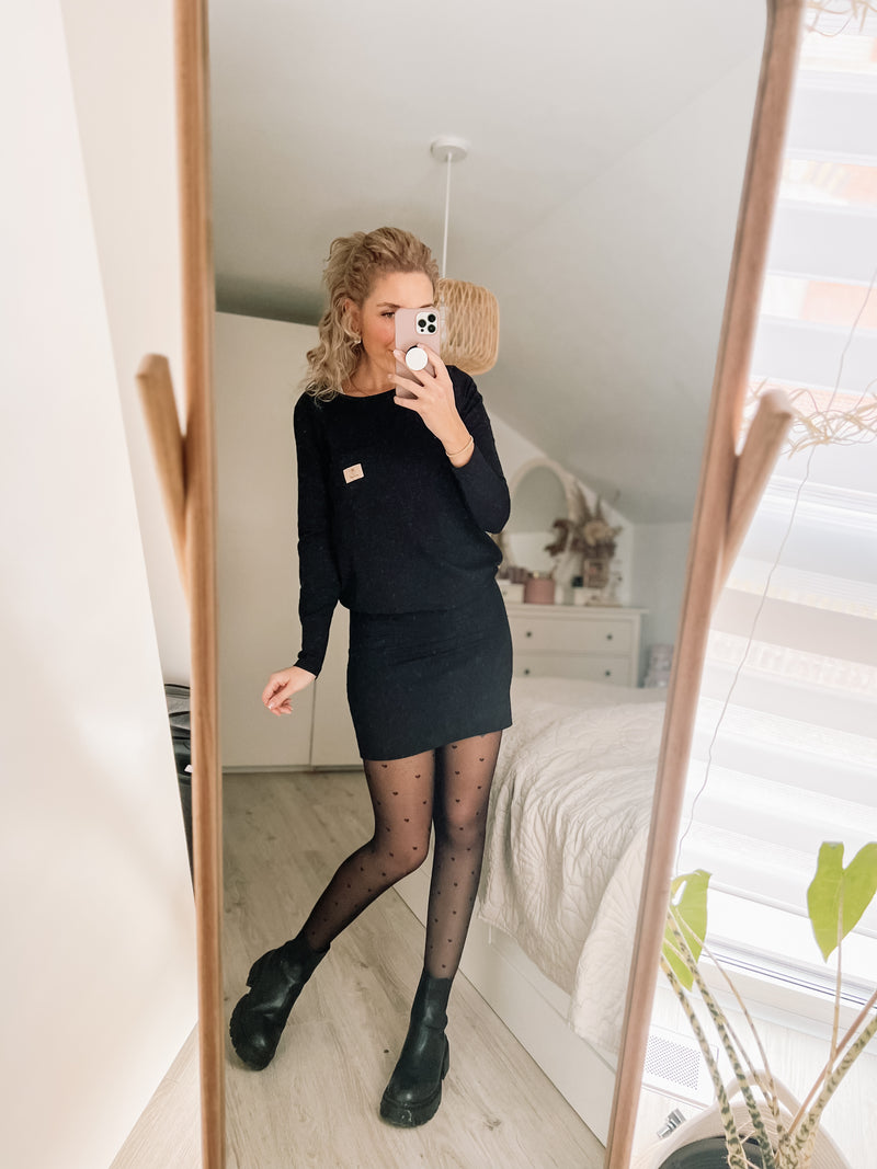 HERZENSSACHE| KLEID | Schwarz