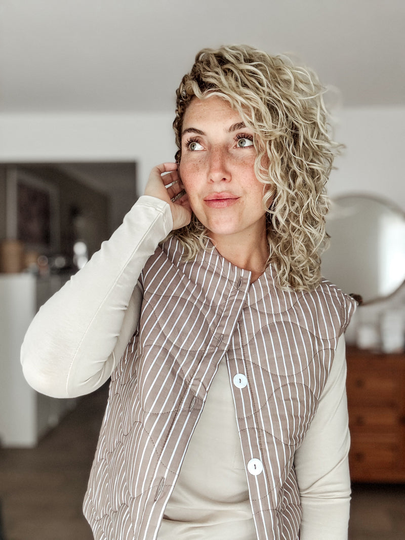 JILAY| WESTE|STRIPEBEIGE