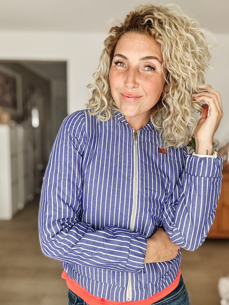 PENELOPE | BLOUSON|STEPPBLUE