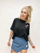 LOVED| CROPPEDSHIRT| BLACK