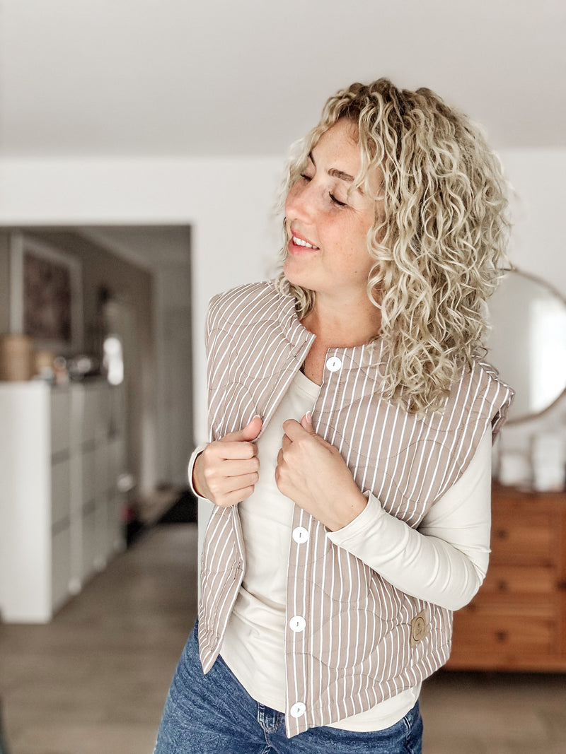 JILAY| WESTE|STRIPEBEIGE