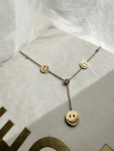 SMILEY| ZIRKONKETTE|Gold