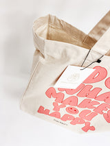 SHOPPER|BEIGE|HAPPY