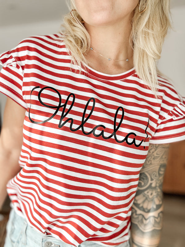 SHIRT|OHLALA|STRIPESRED