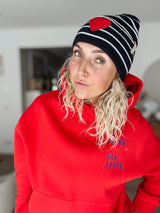 MÜTZE|HEART|NAVY