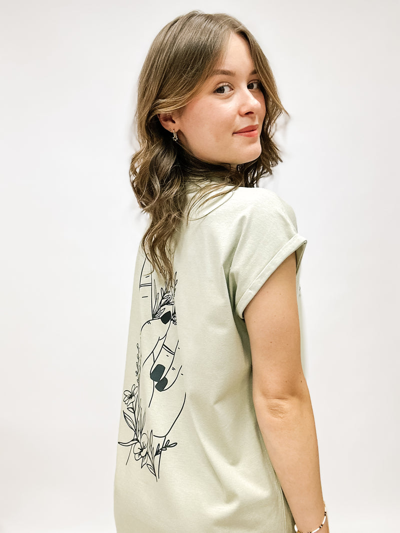 SHIRTKLEID|SALBEI| PEACE