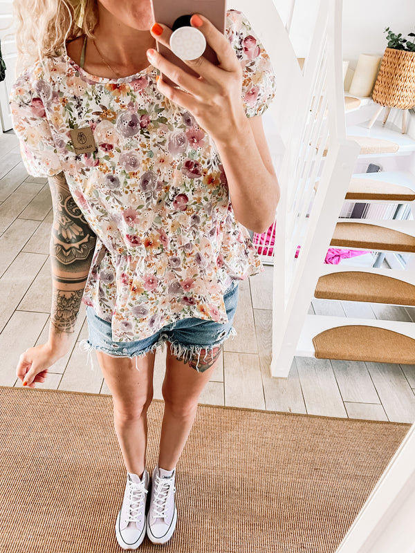 FREYA | BLUSE | PUFFARM flower