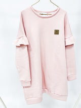 B-Ware Mara | Hoodiekleid | Mit Rüschen