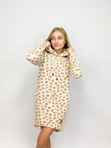 VRONI | VOKUHILA | Hoodiekleid gemustert