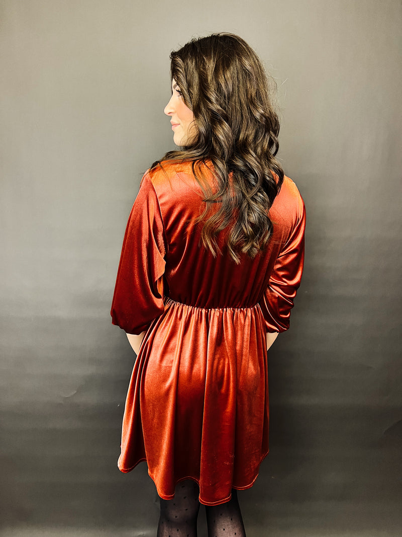 KYLA| Kleid | Velour Terra