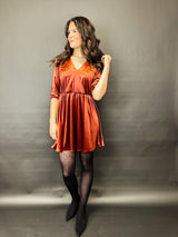 KYLA| Kleid | Velour Terra