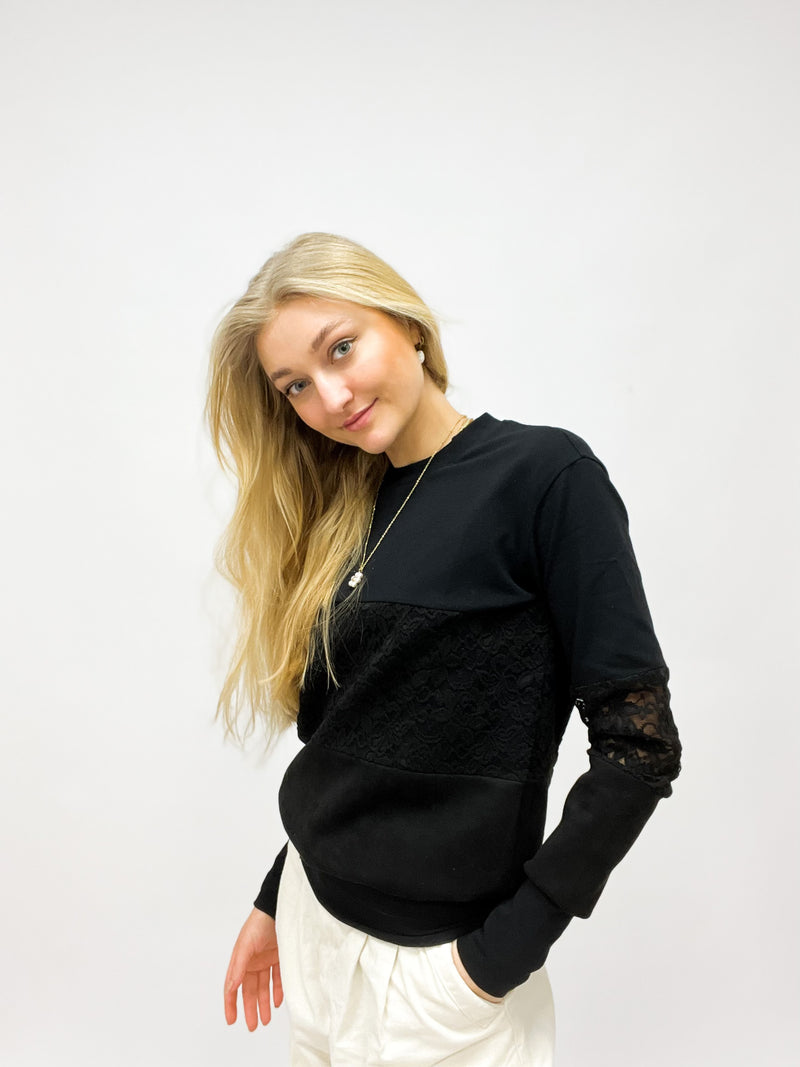 TILDA | Pullover | Velourleder