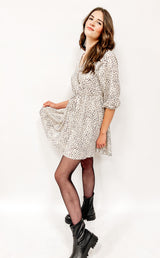 Kyla| Kleid | Viscose Leo glam