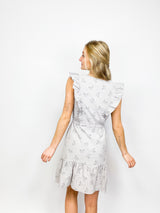 DASCHA | Baumwollkleid | mit Schwänen