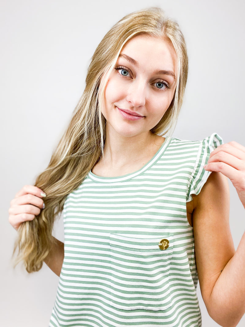 HERZENSSACHE 2.0 | Shirtkleid | gestreift